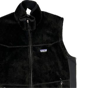 Men’s Patagonia Polartec Thermal Pro Vest Black Fleece Men’s Size Large
